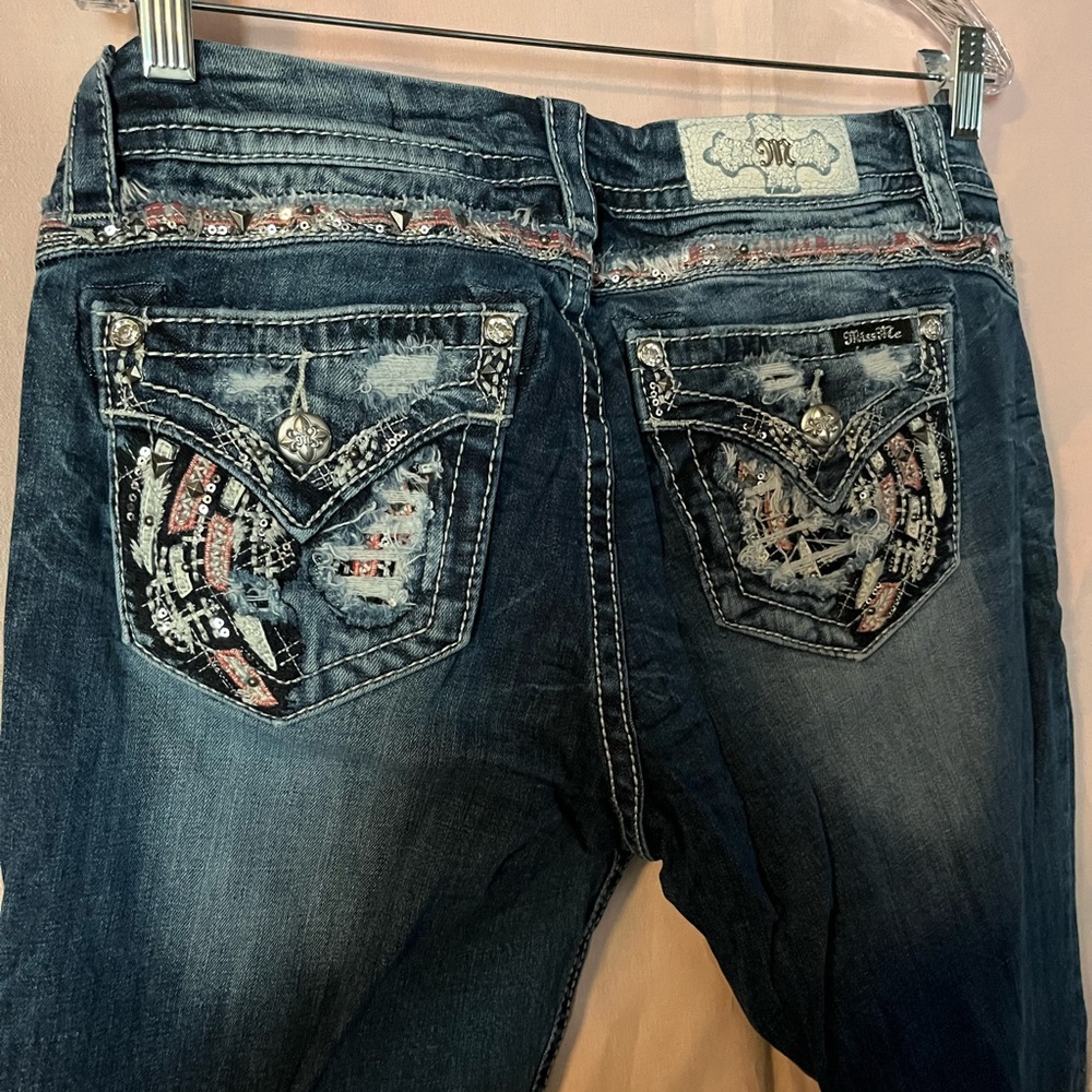 Miss Me Mid Rise Easy Straight Size:30 X 31